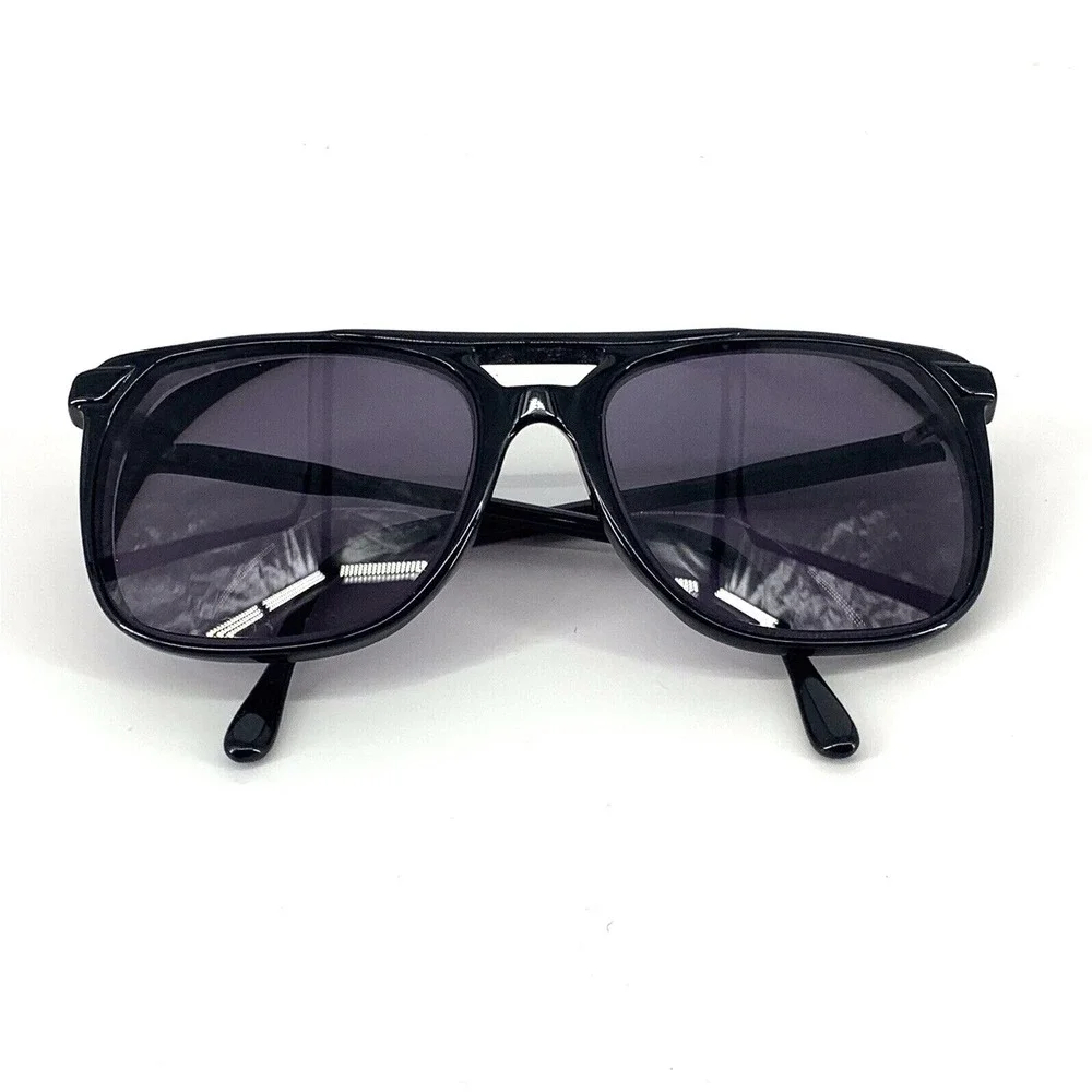 Vintage Ray Ban F1 Black‎ Oversized Purple Lens B & L France 1970s FRAMES ONLY!